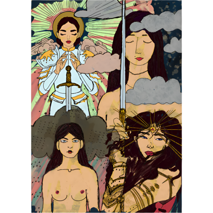 Giclee Art Print || Grief Warrior
