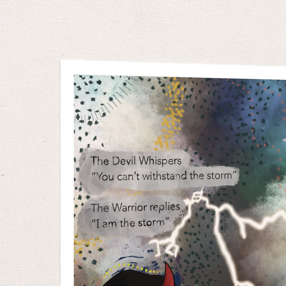Giclee Art Print || I am the Storm