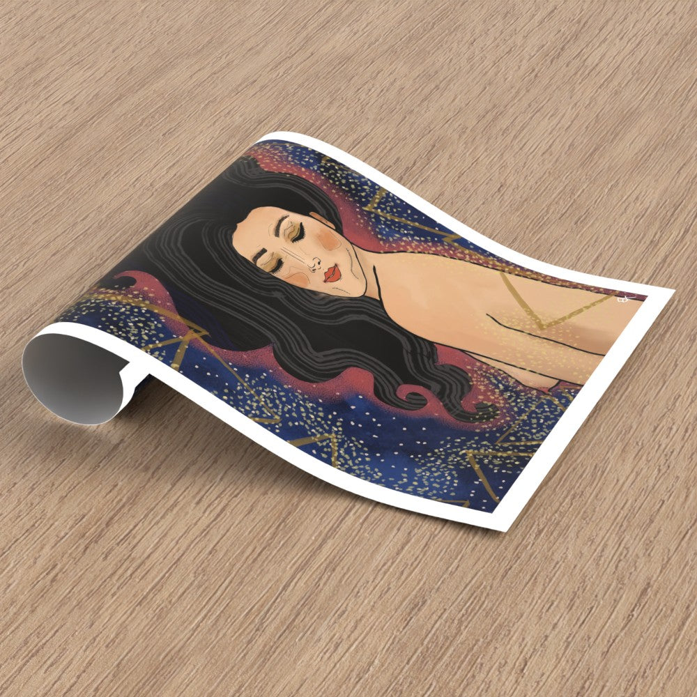 Giclee Art Print || Mystery Lady