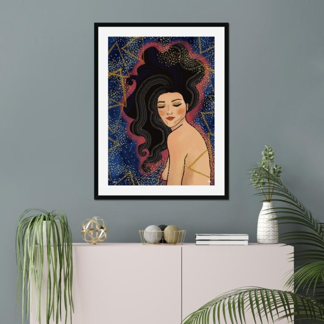 Giclee Art Print || Mystery Lady