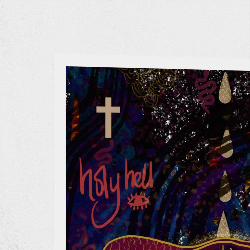Giclee Art Print || Holy AF