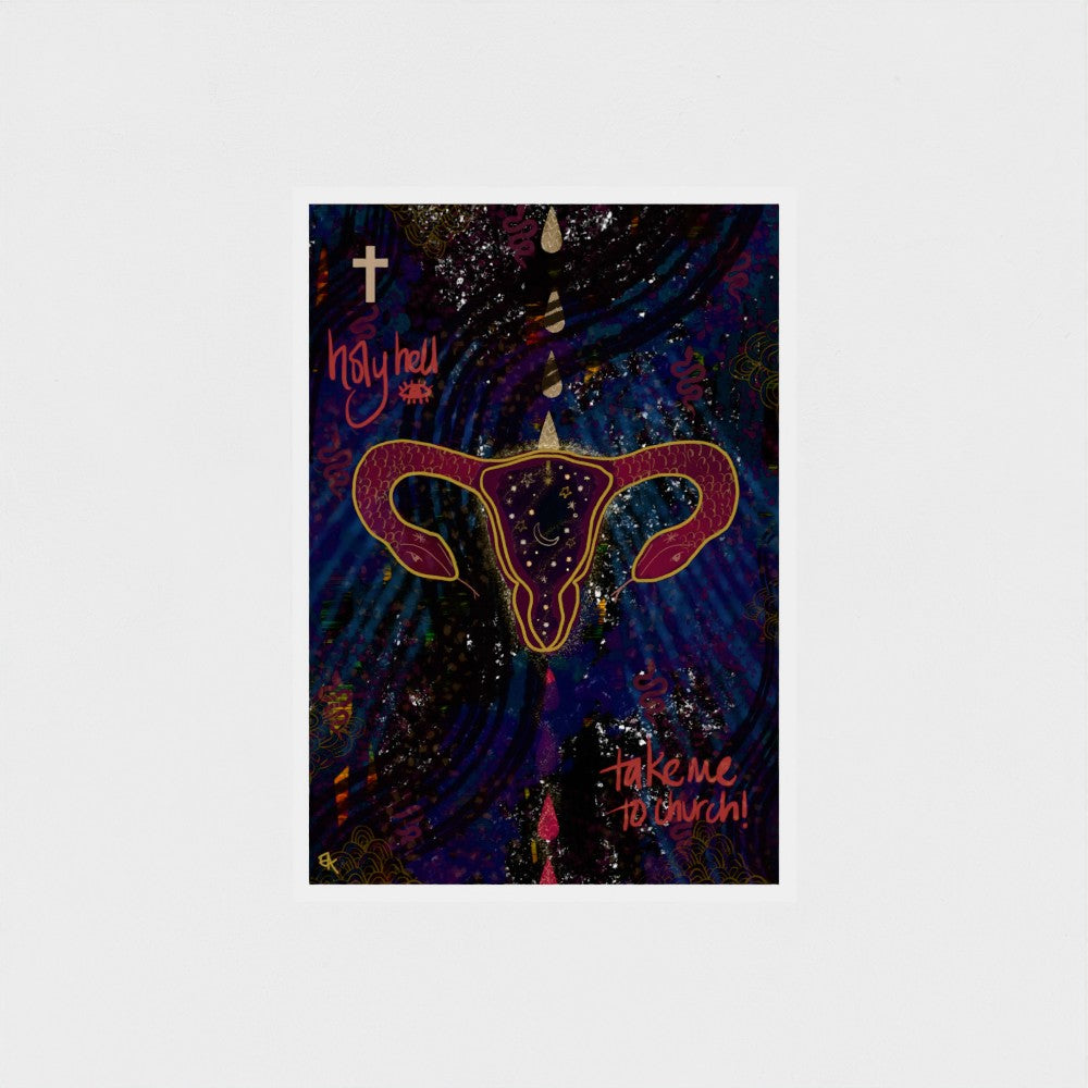 Giclee Art Print || Holy AF