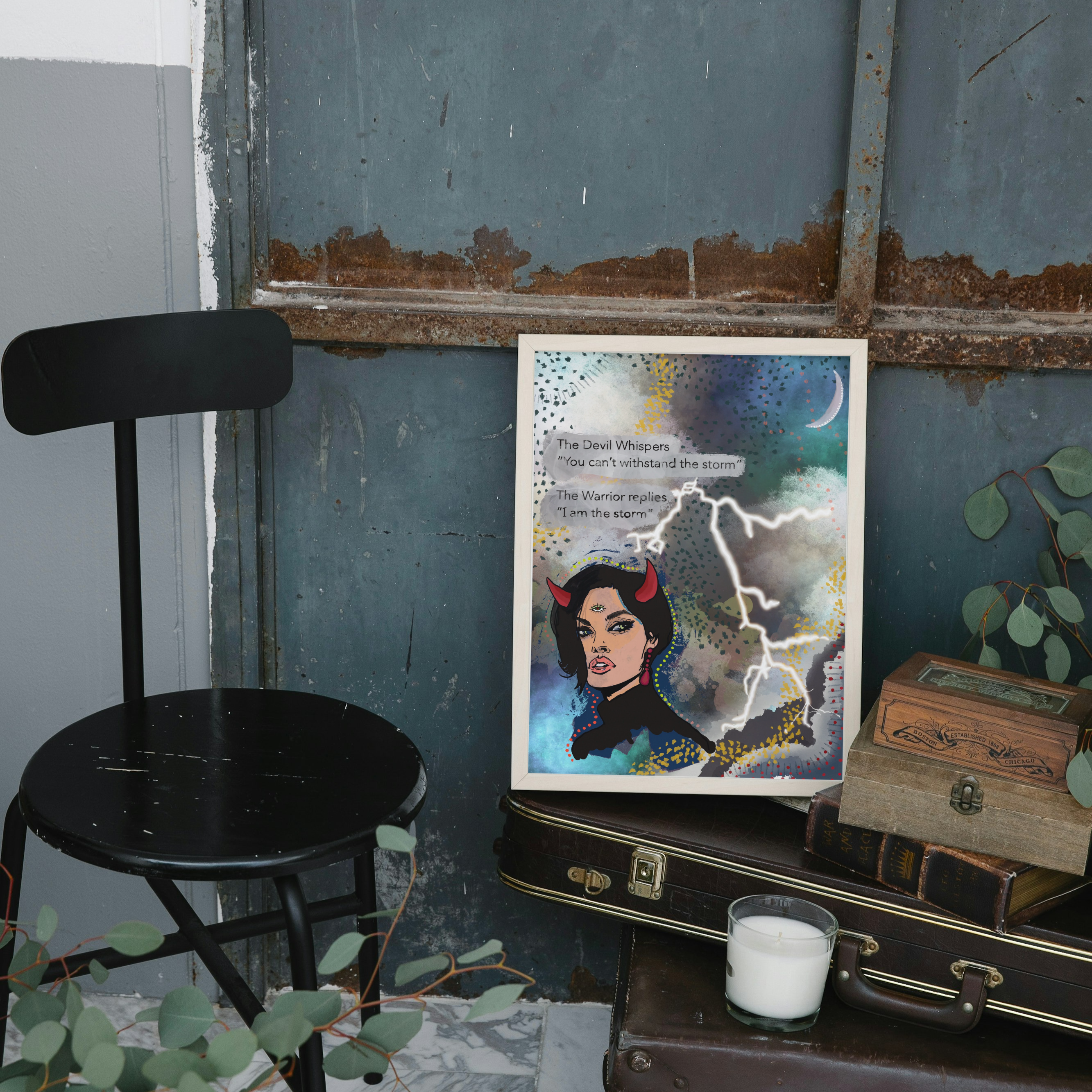 Giclee Art Print || I am the Storm
