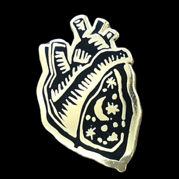 Misfit Heart Enamel Pin