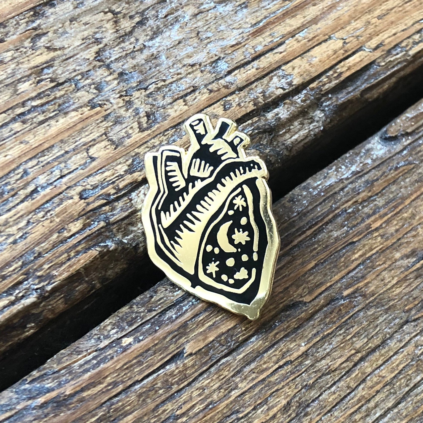 Misfit Heart Enamel Pin