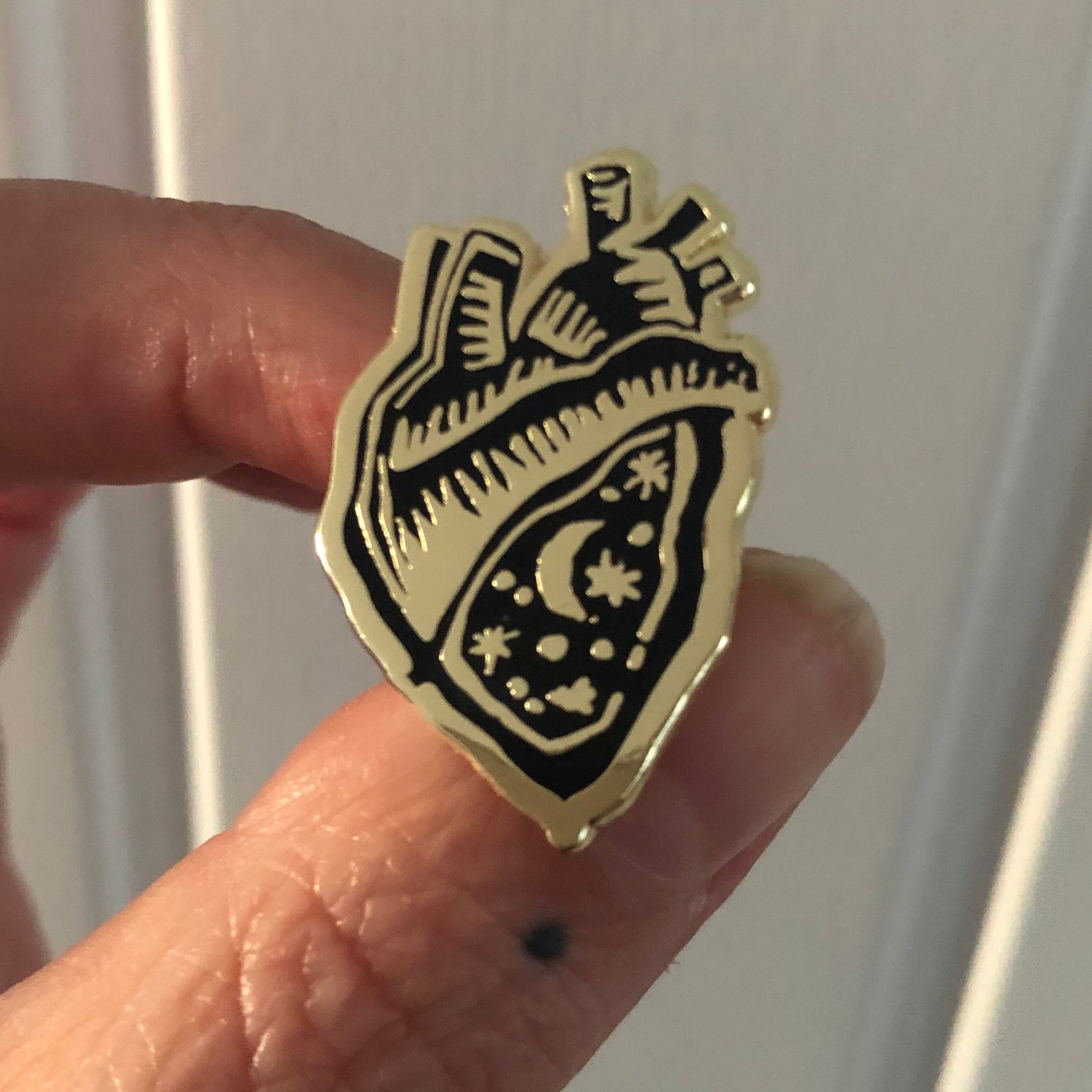 Misfit Heart Enamel Pin