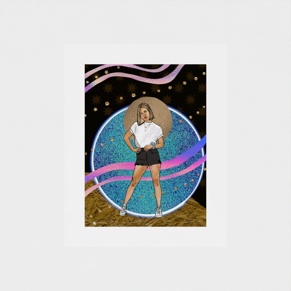 Giclee Art Print || Sass To The Moon
