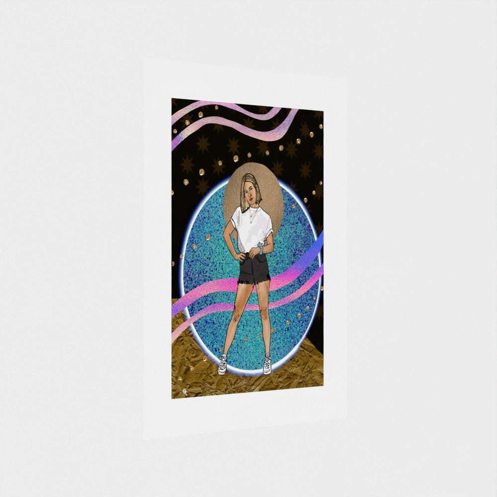 Giclee Art Print || Sass To The Moon