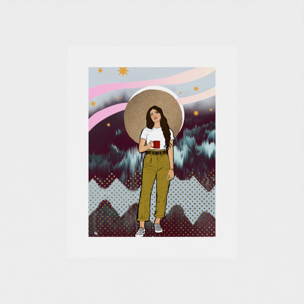 Giclee Art Print || Cup Of Zen