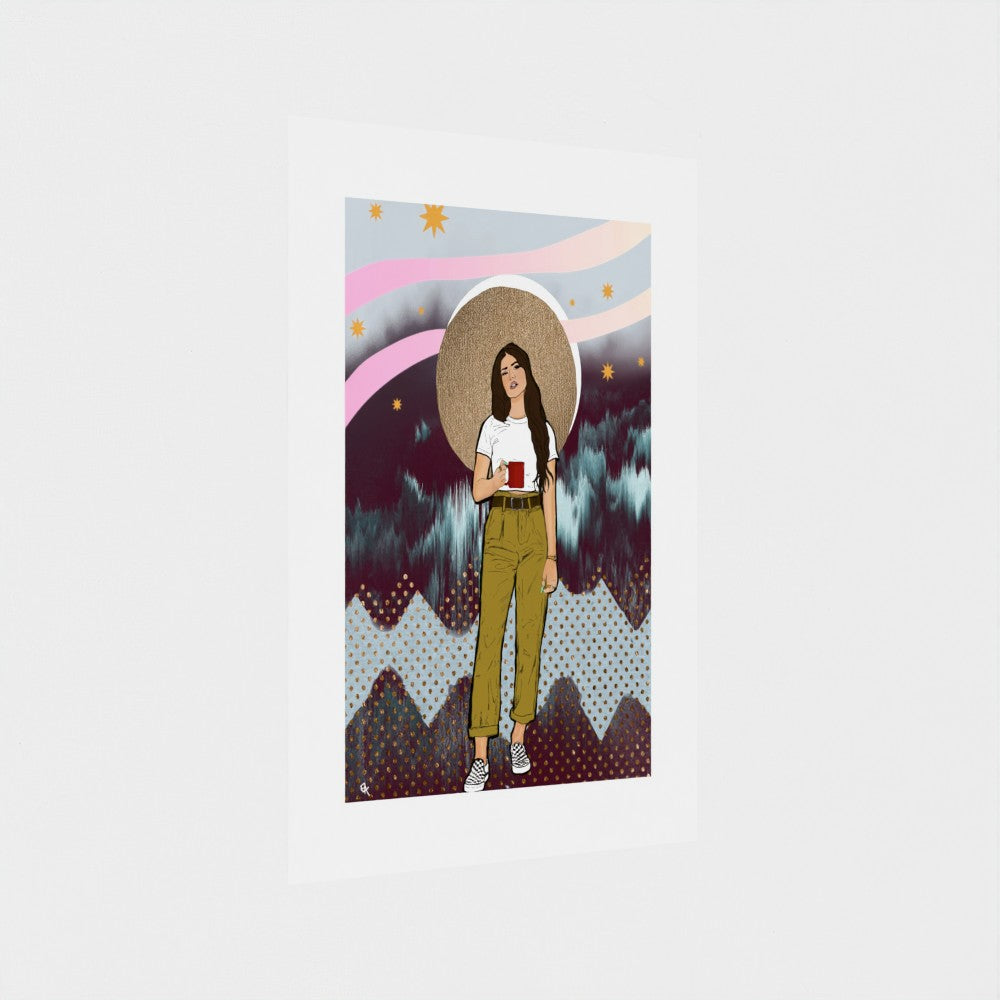 Giclee Art Print || Cup Of Zen