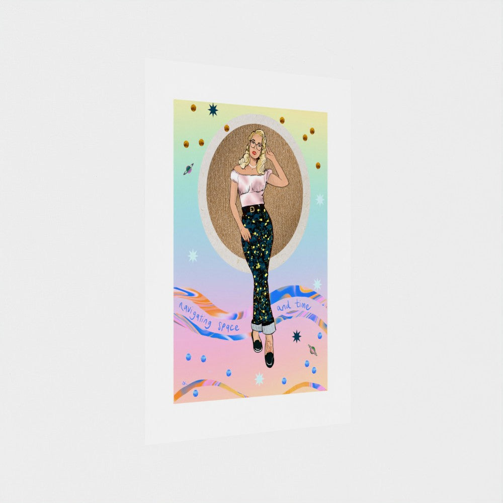 Giclee Art Print || Cosmic Girl