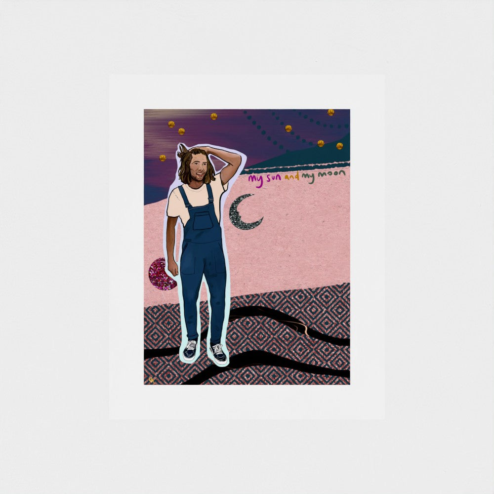 Giclee Art Print || My Sun and My Moon