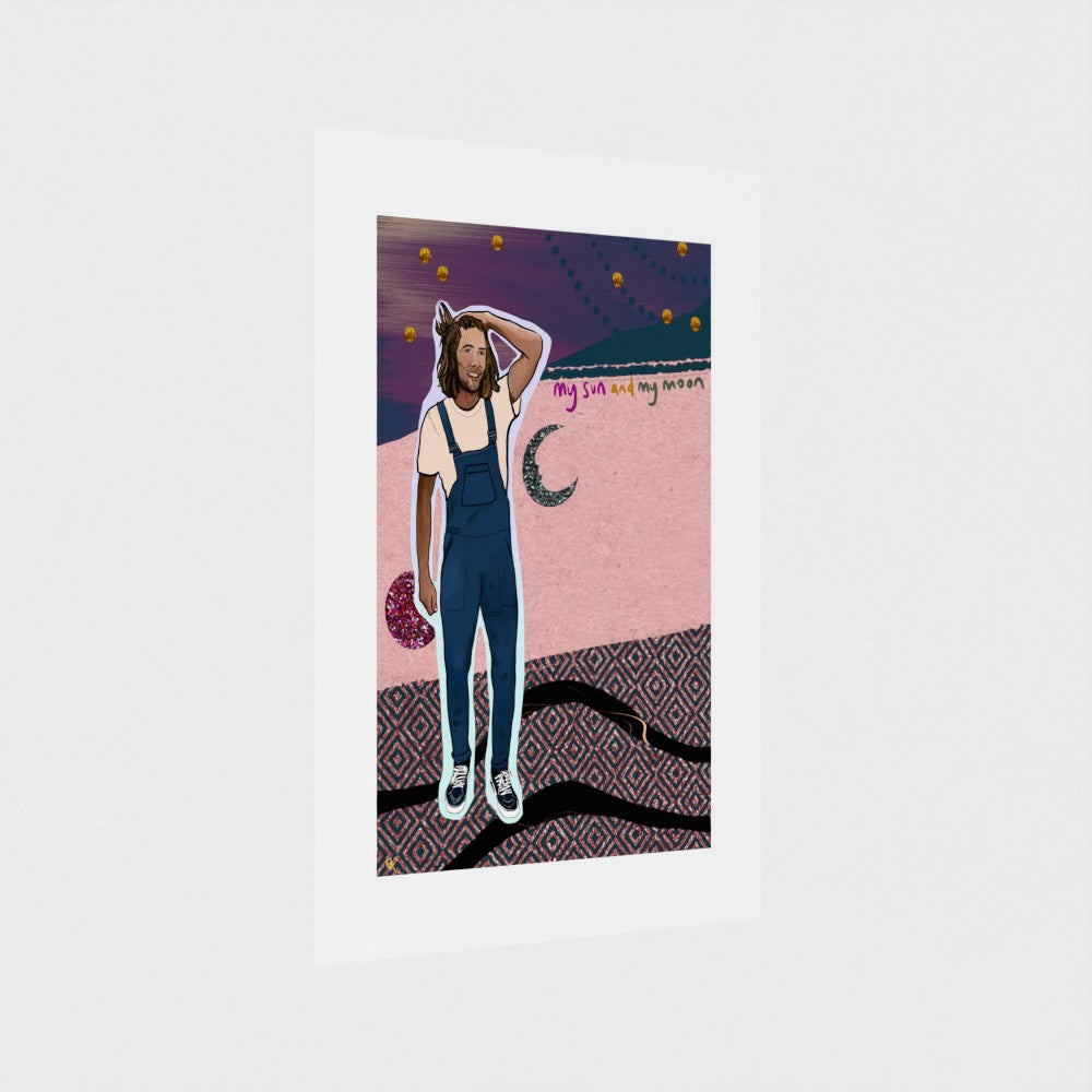 Giclee Art Print || My Sun and My Moon