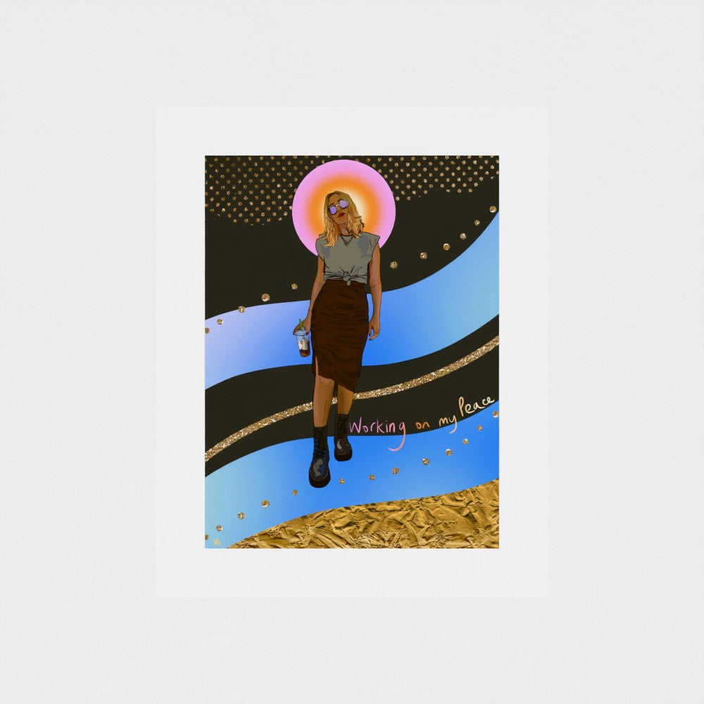 Giclee Art Print || Working On My Peace