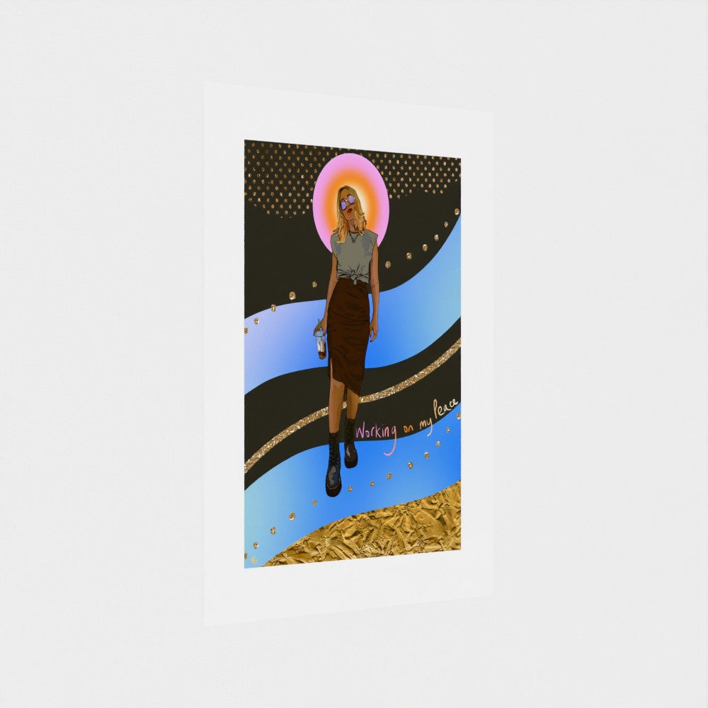 Giclee Art Print || Working On My Peace