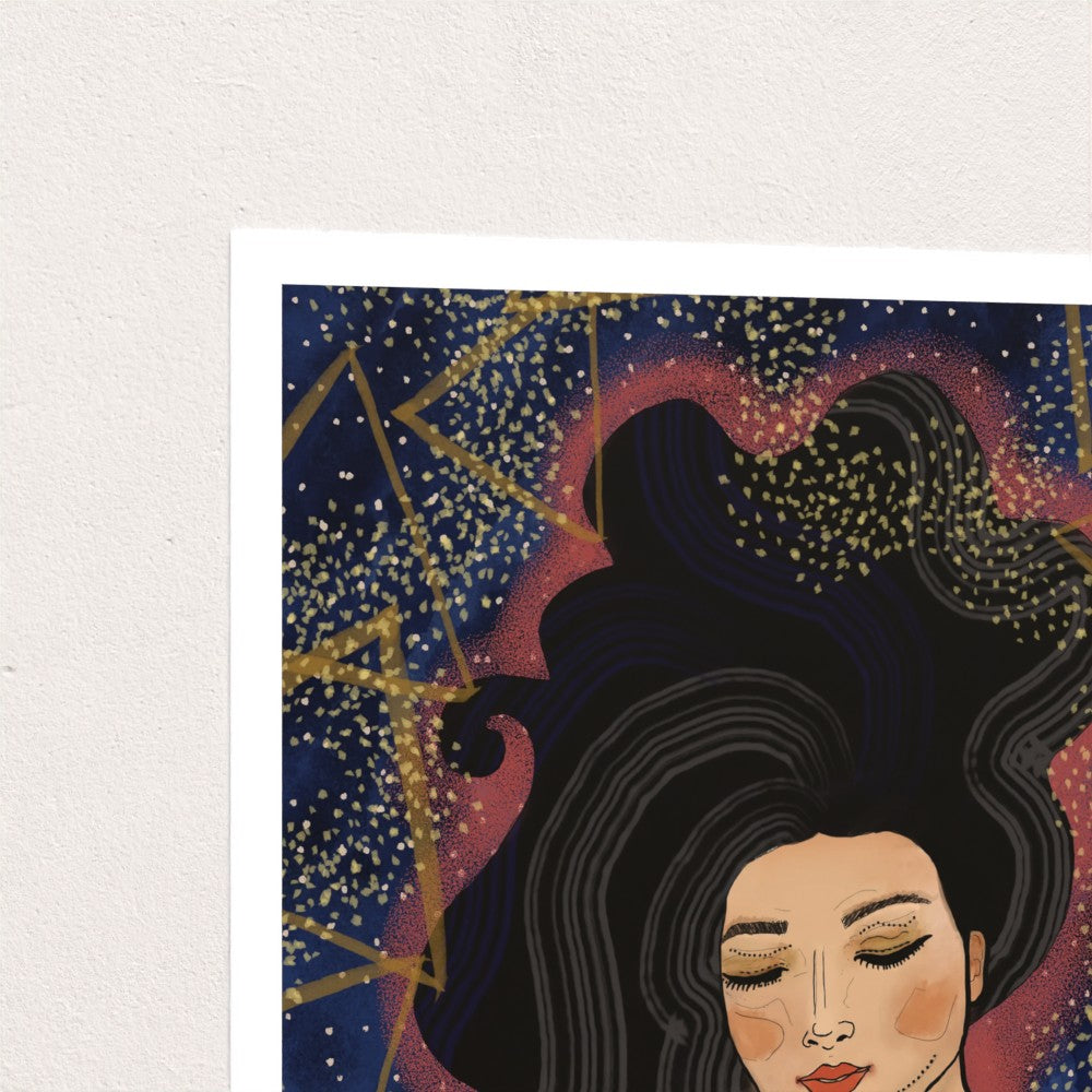 Giclee Art Print || Mystery Lady