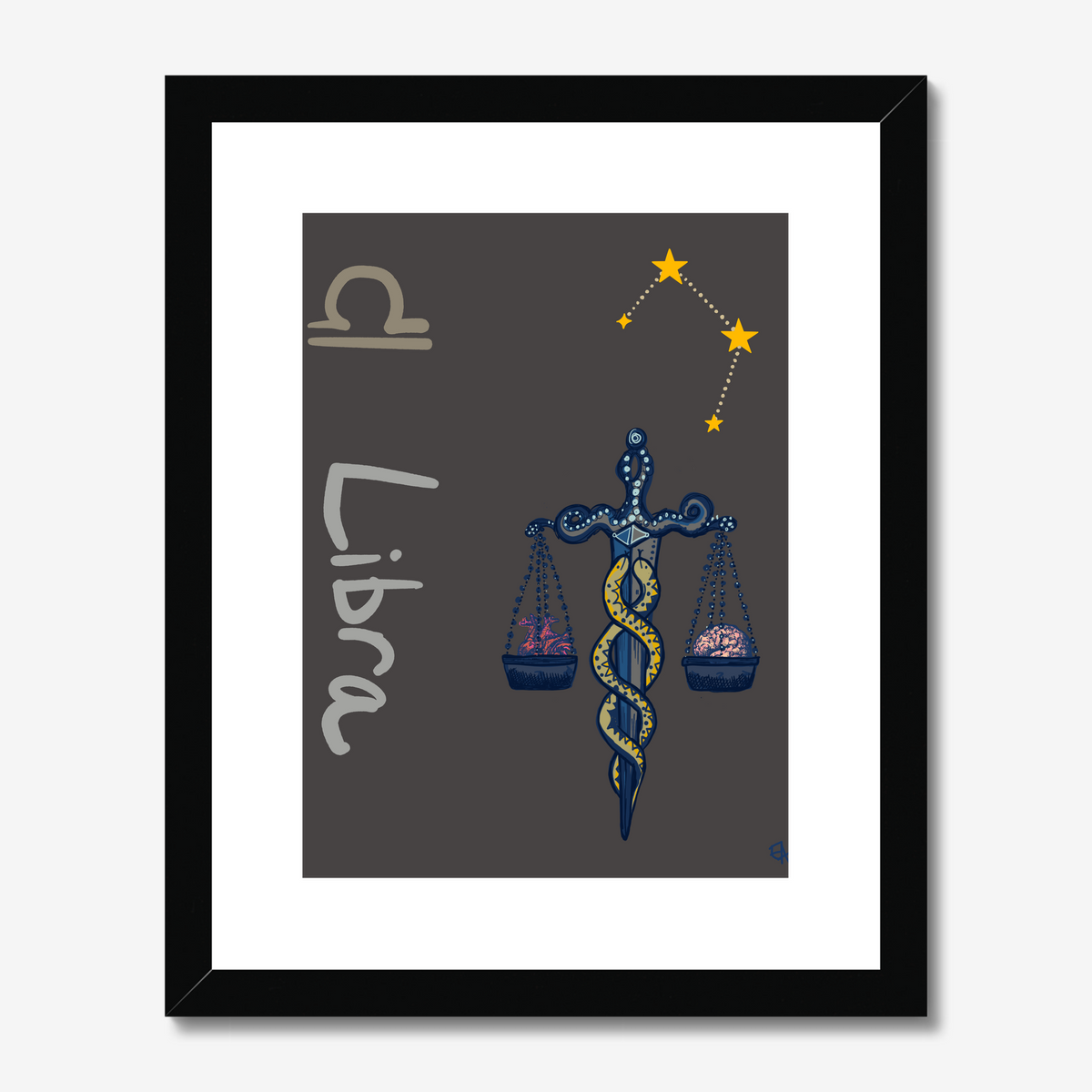 Giclee Art Print || Libra