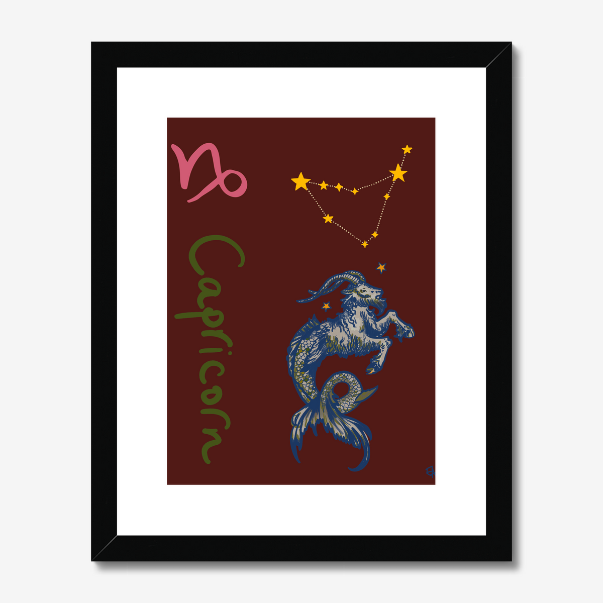 Giclee Art Print || Capricorn