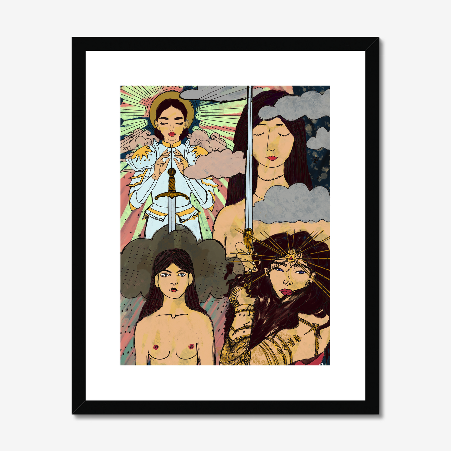 Giclee Art Print || Grief Warrior