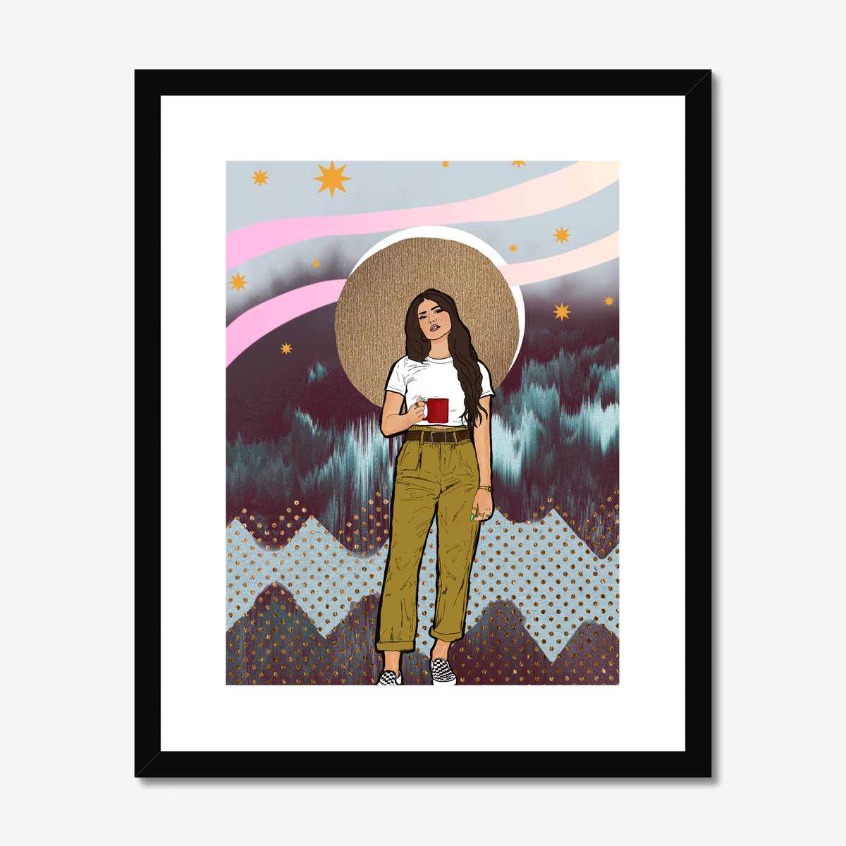 Giclee Art Print || Cup Of Zen