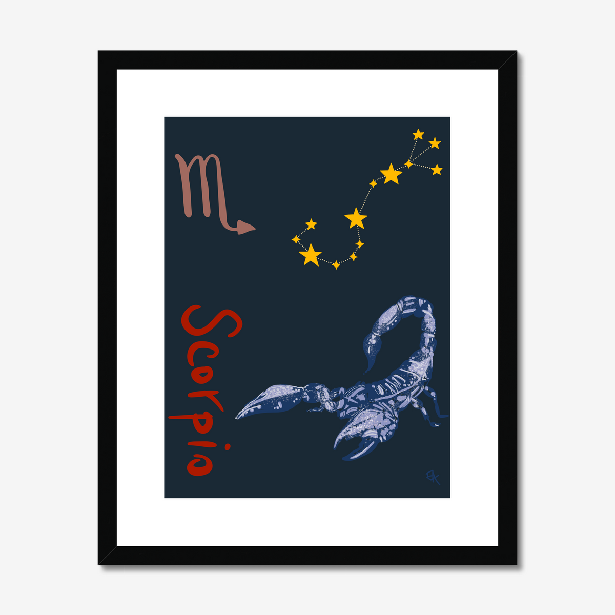 Giclee Art Print || Scorpio