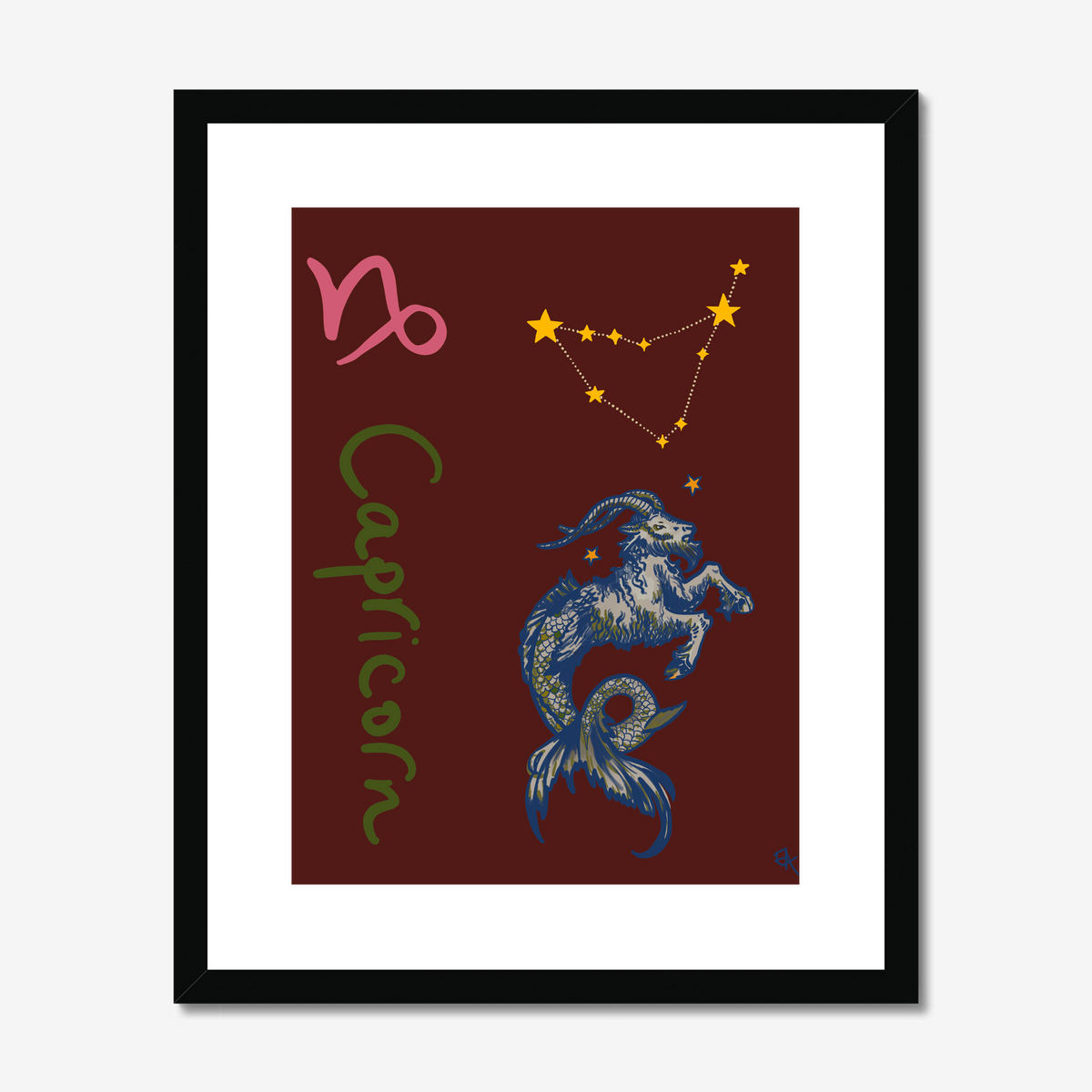 Giclee Art Print || Capricorn