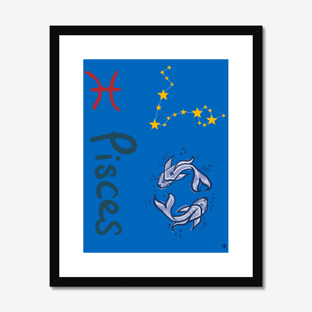 Giclee Art Print || Pisces