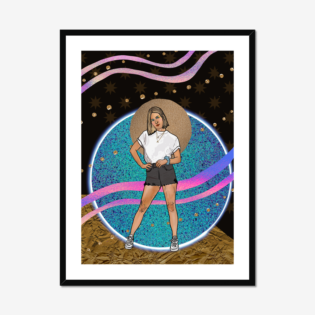 Giclee Art Print || Sass To The Moon