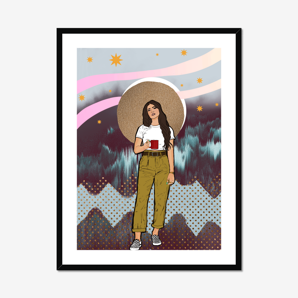 Giclee Art Print || Cup Of Zen