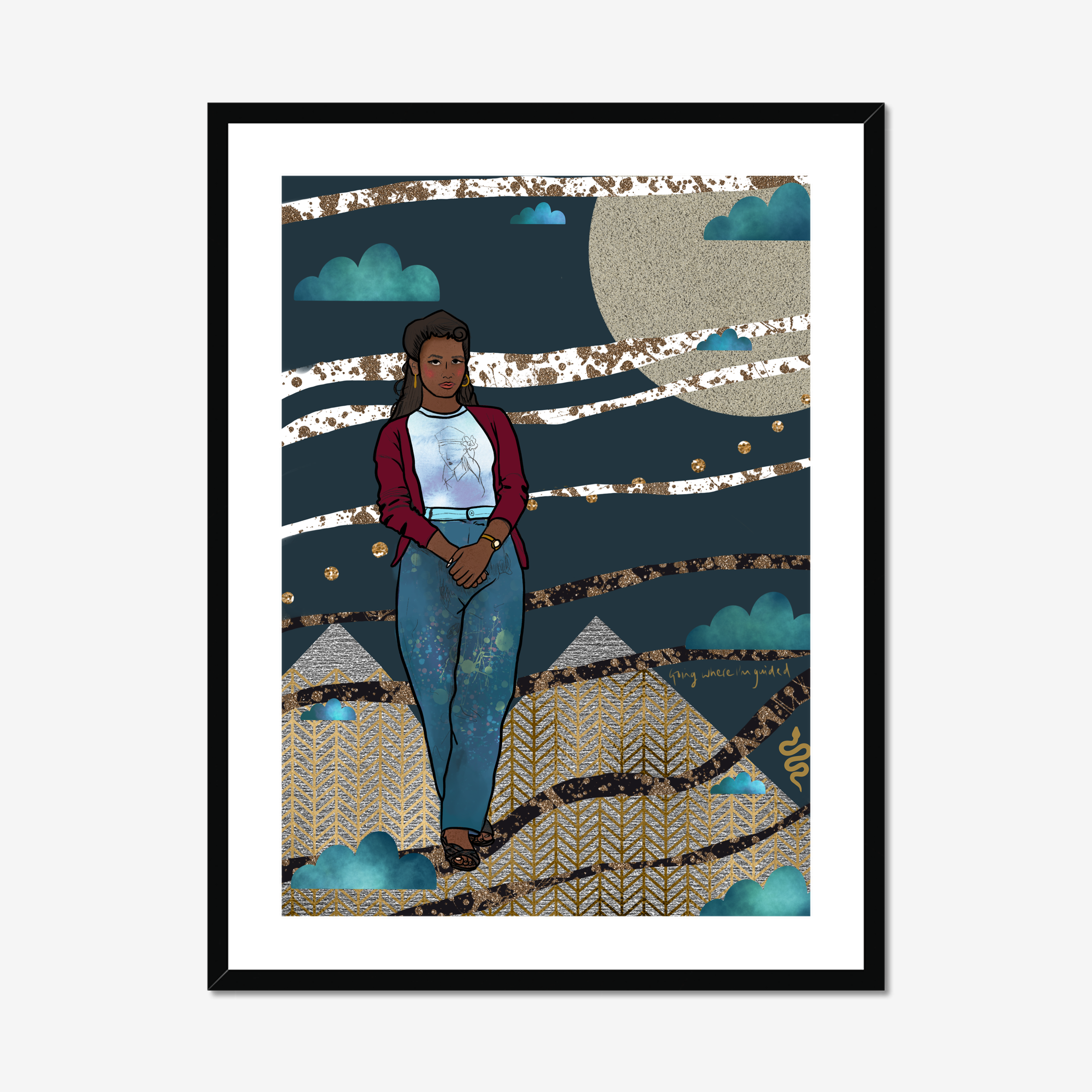Giclee Art Print || Guided Girl