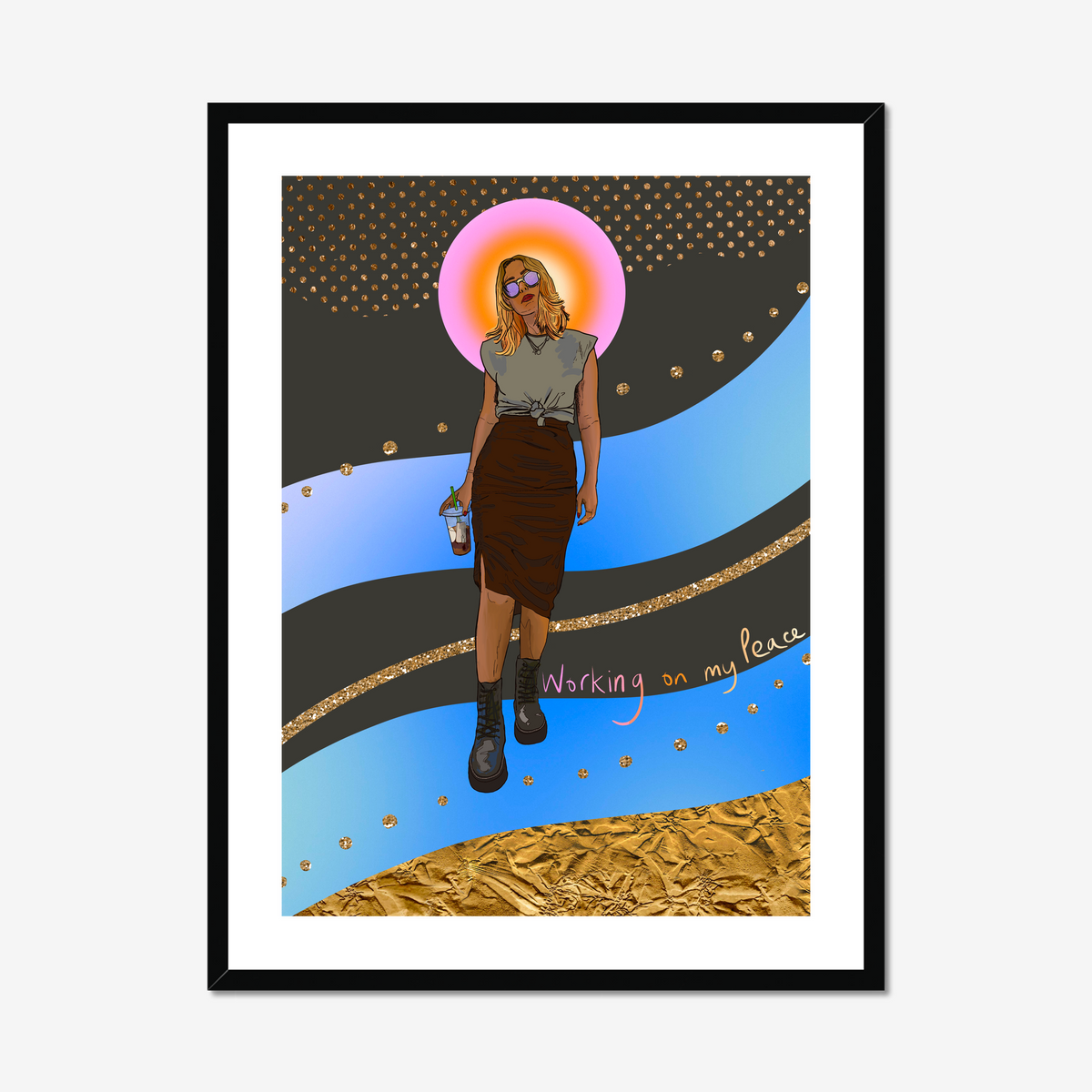 Giclee Art Print || Working On My Peace