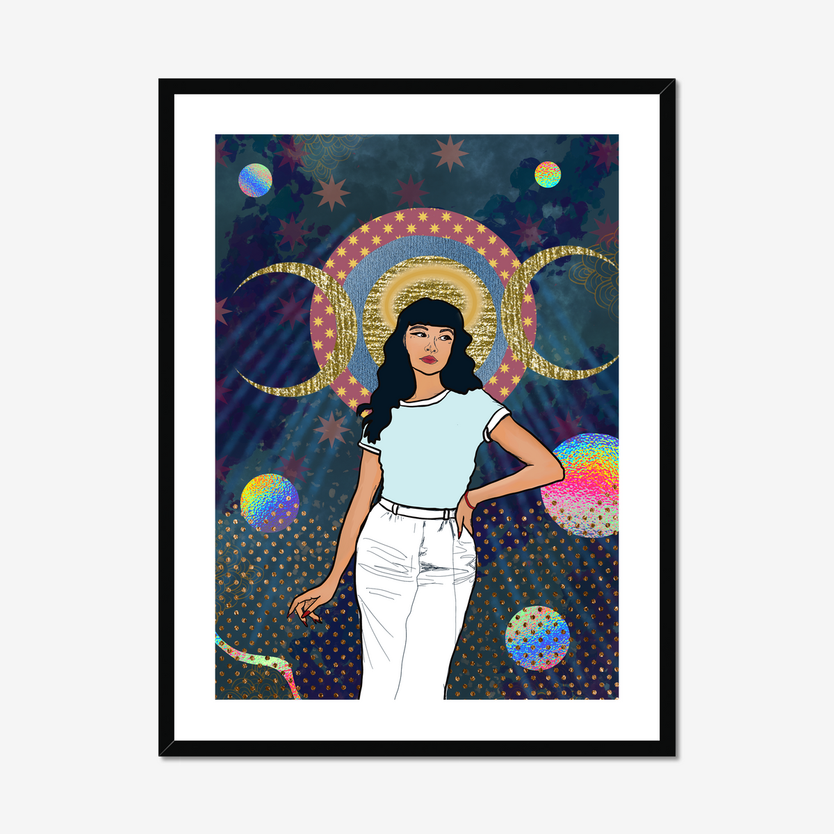 Giclee Art Print || Triple Goddess