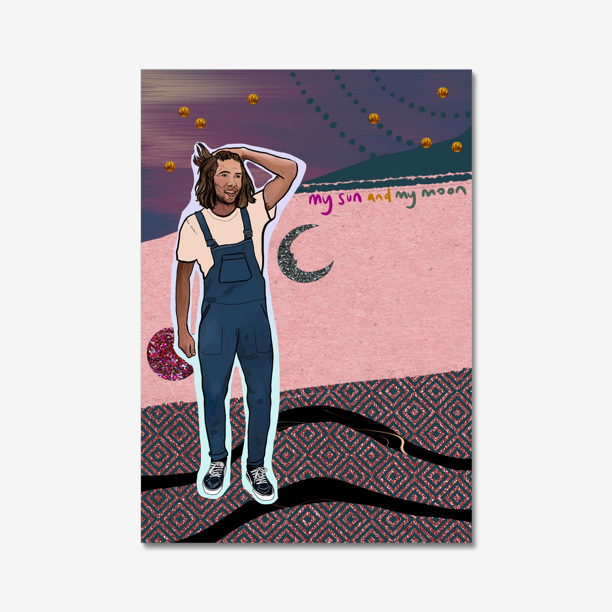 Giclee Art Print || My Sun and My Moon