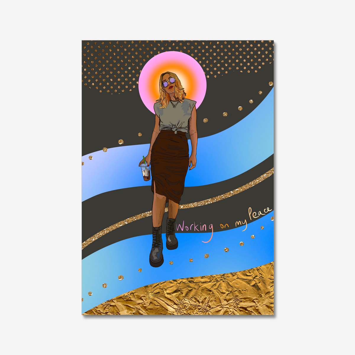 Giclee Art Print || Working On My Peace