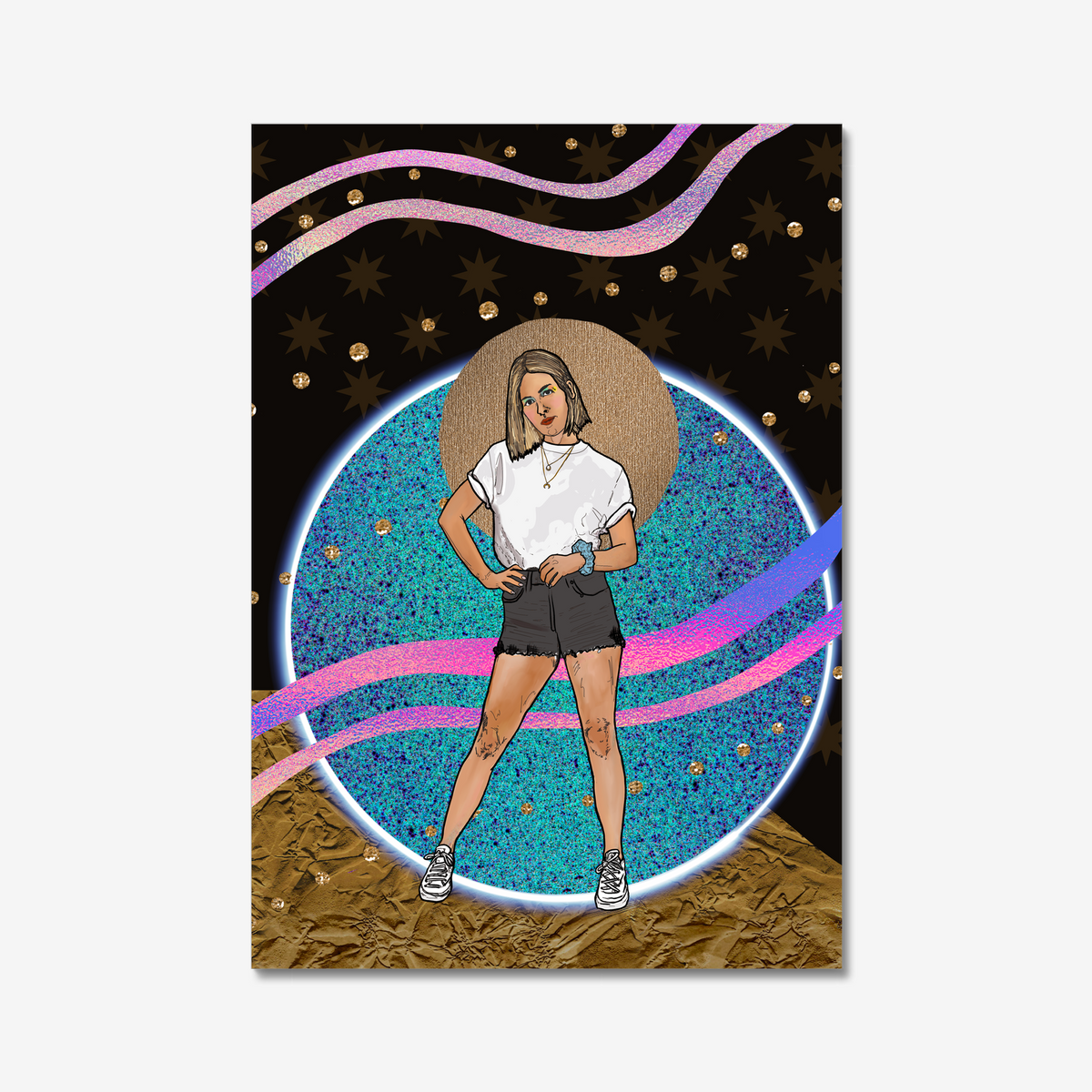 Giclee Art Print || Sass To The Moon
